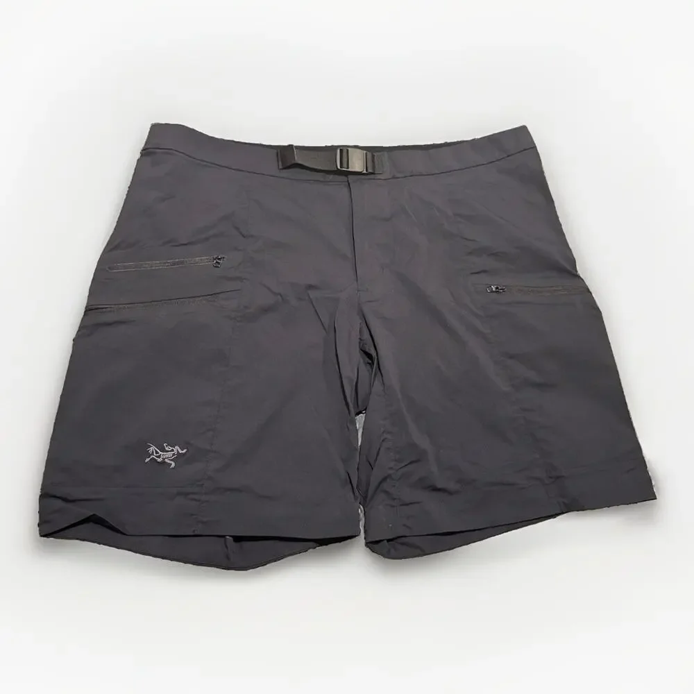 Arc'teryx Palisade Shorts Men's 38 Navy Blue Belted 9.5